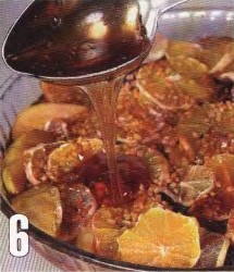 курица с фруктами